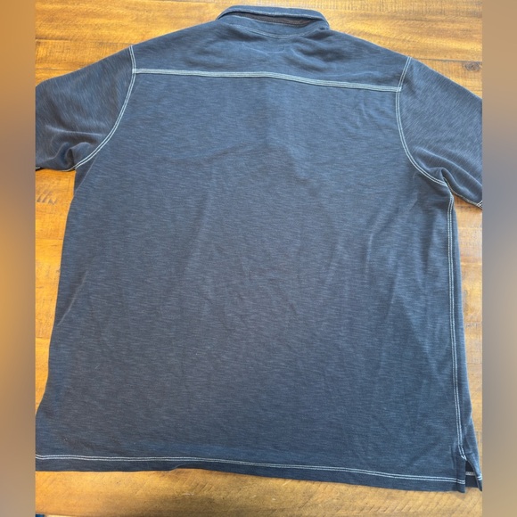 Tommy Bahama Grey Short Sleeve Golf Polo Shirt Soft Modal Contemporary Men's XL - Picture 5 of 5
